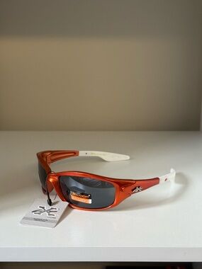 Orange and White Sport Sunglasses